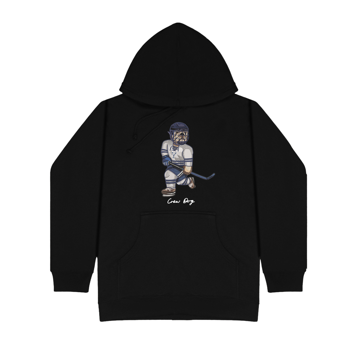 Yale Ice Hockey Embroidered Hoodie