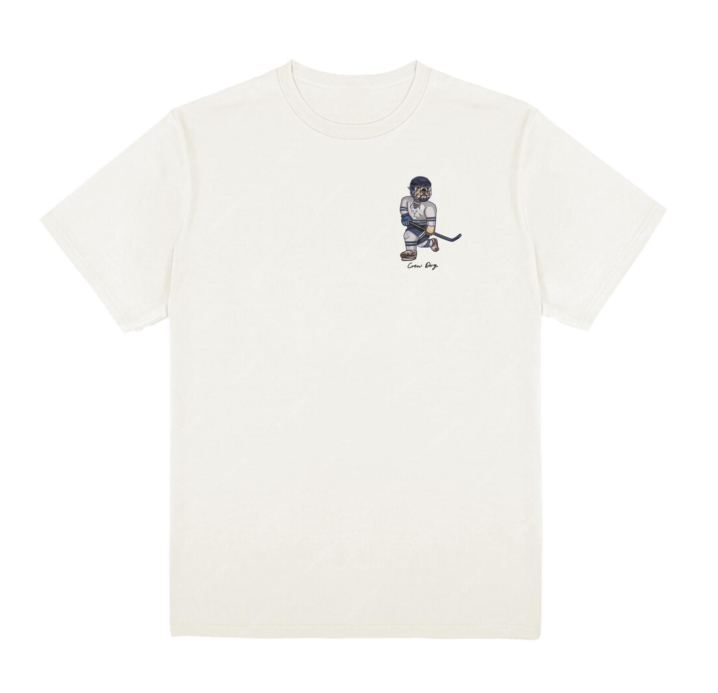 Yale Ice Hockey Embroidered Tee