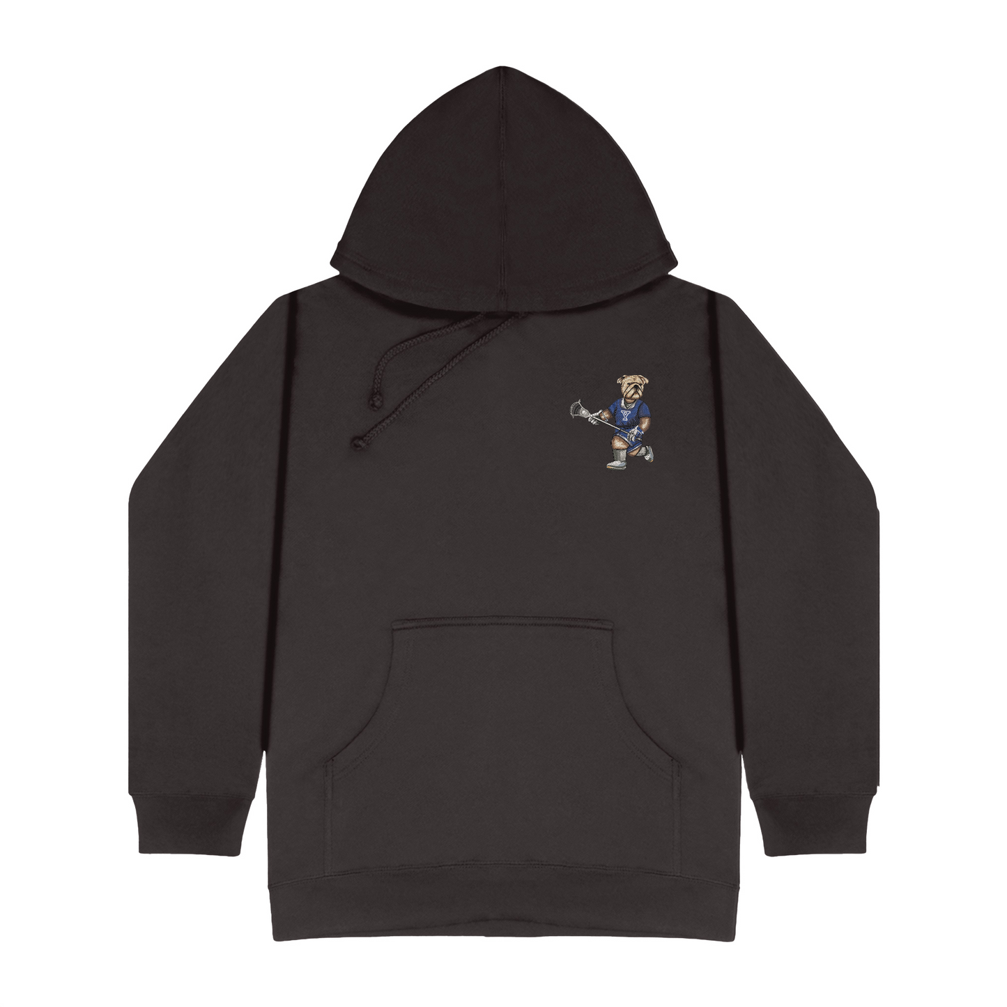 Yale Lacrosse Embroidered Hoodie