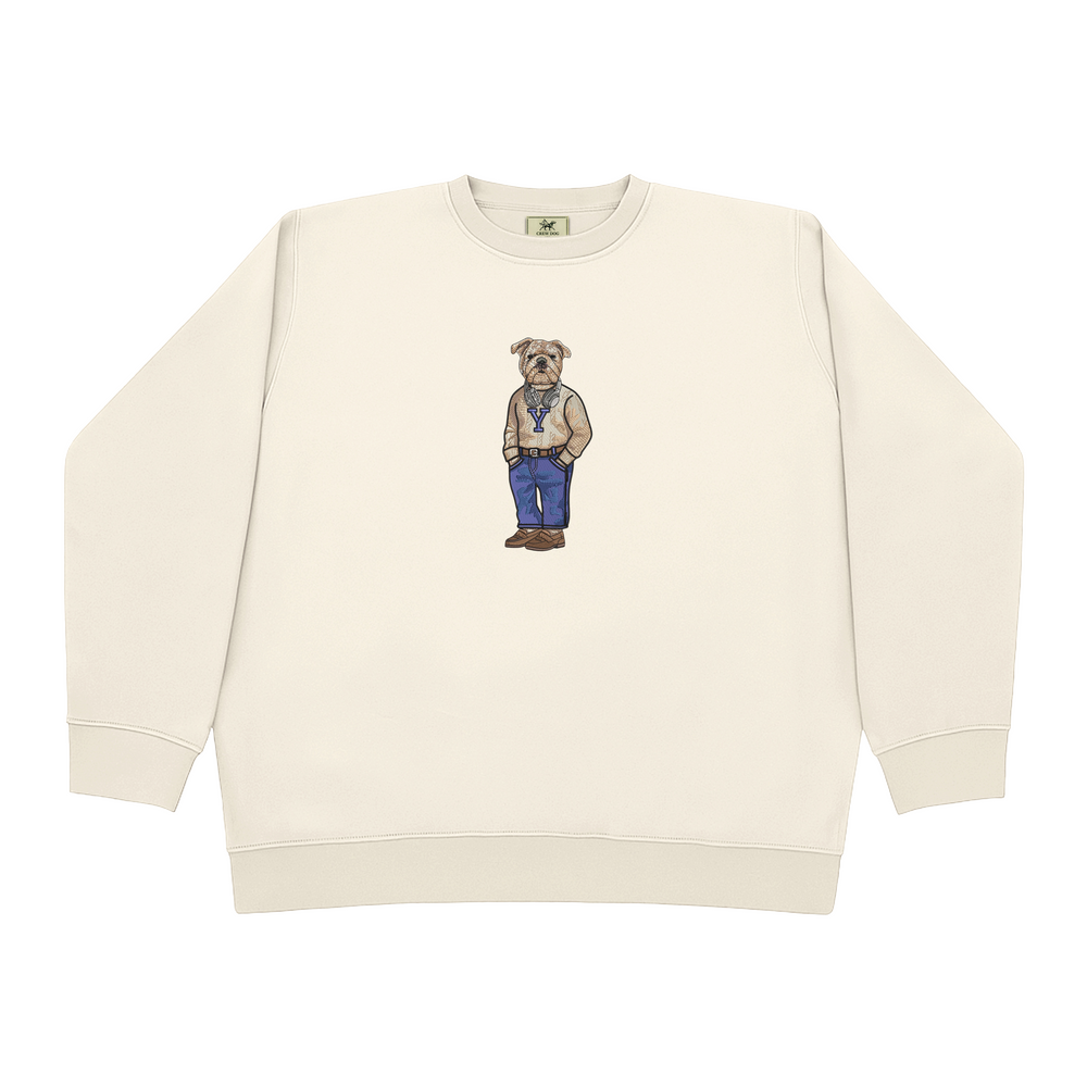 Yale Mr. Autumn Embroidered Crewneck