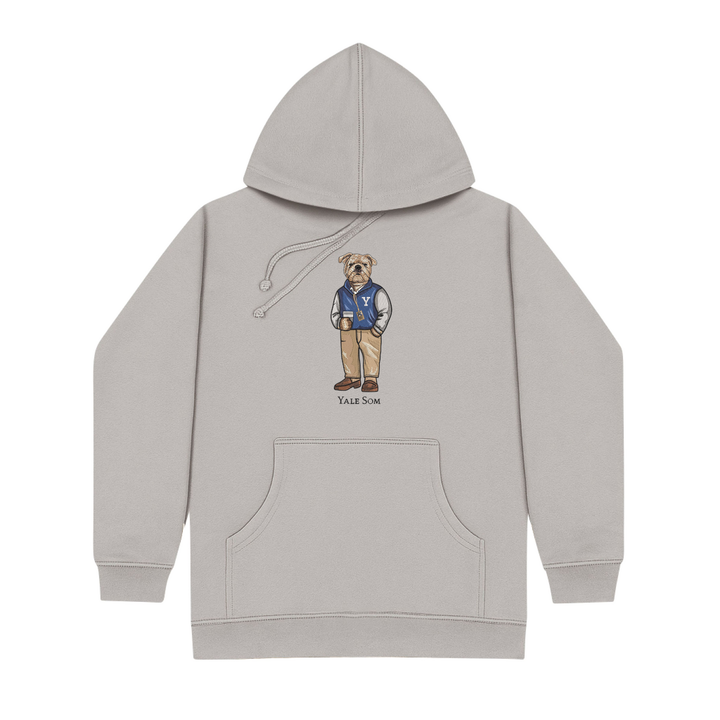 Yale SOM Business Casual Embroidered Hoodie