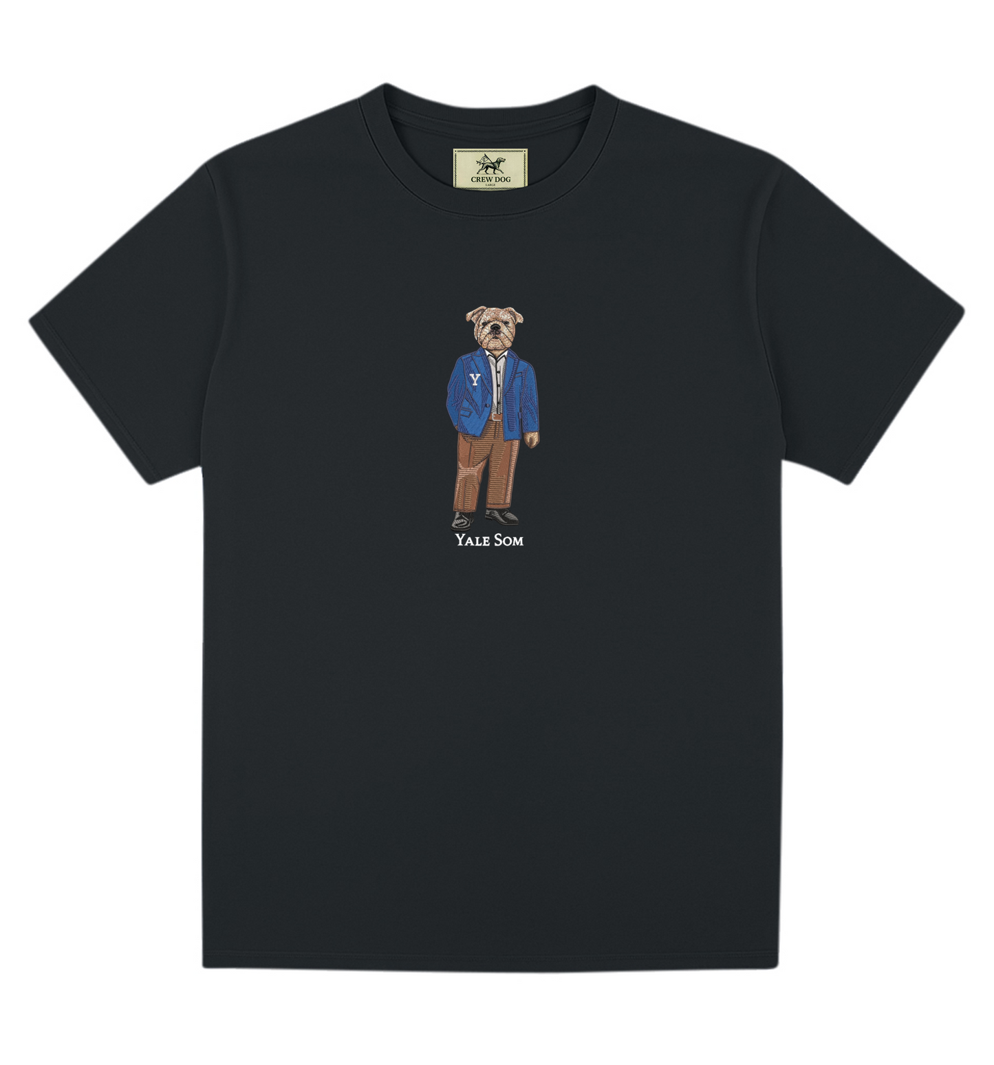 Yale SOM Businessman Embroidered Tee