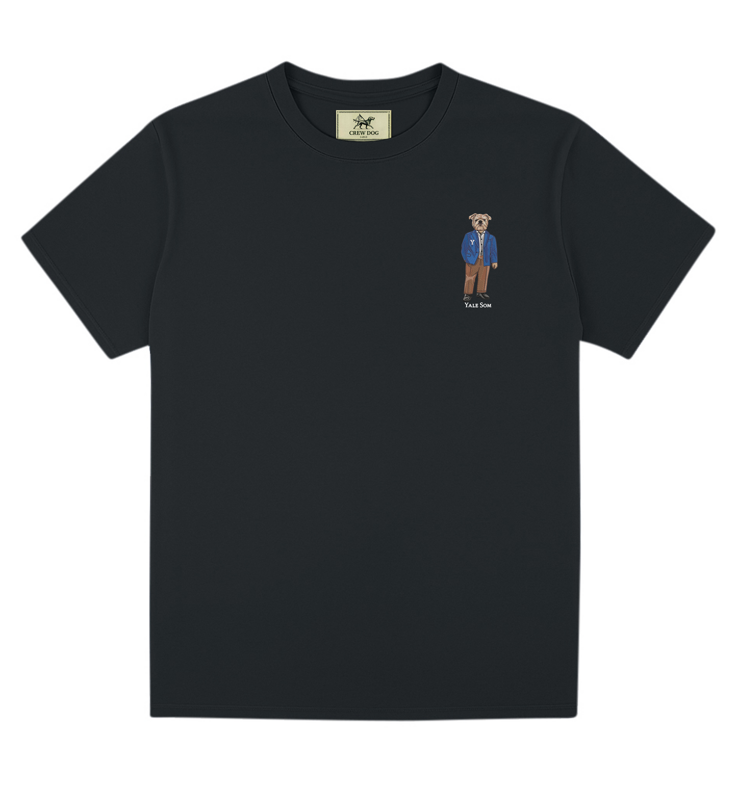 Yale SOM Businessman Embroidered Tee