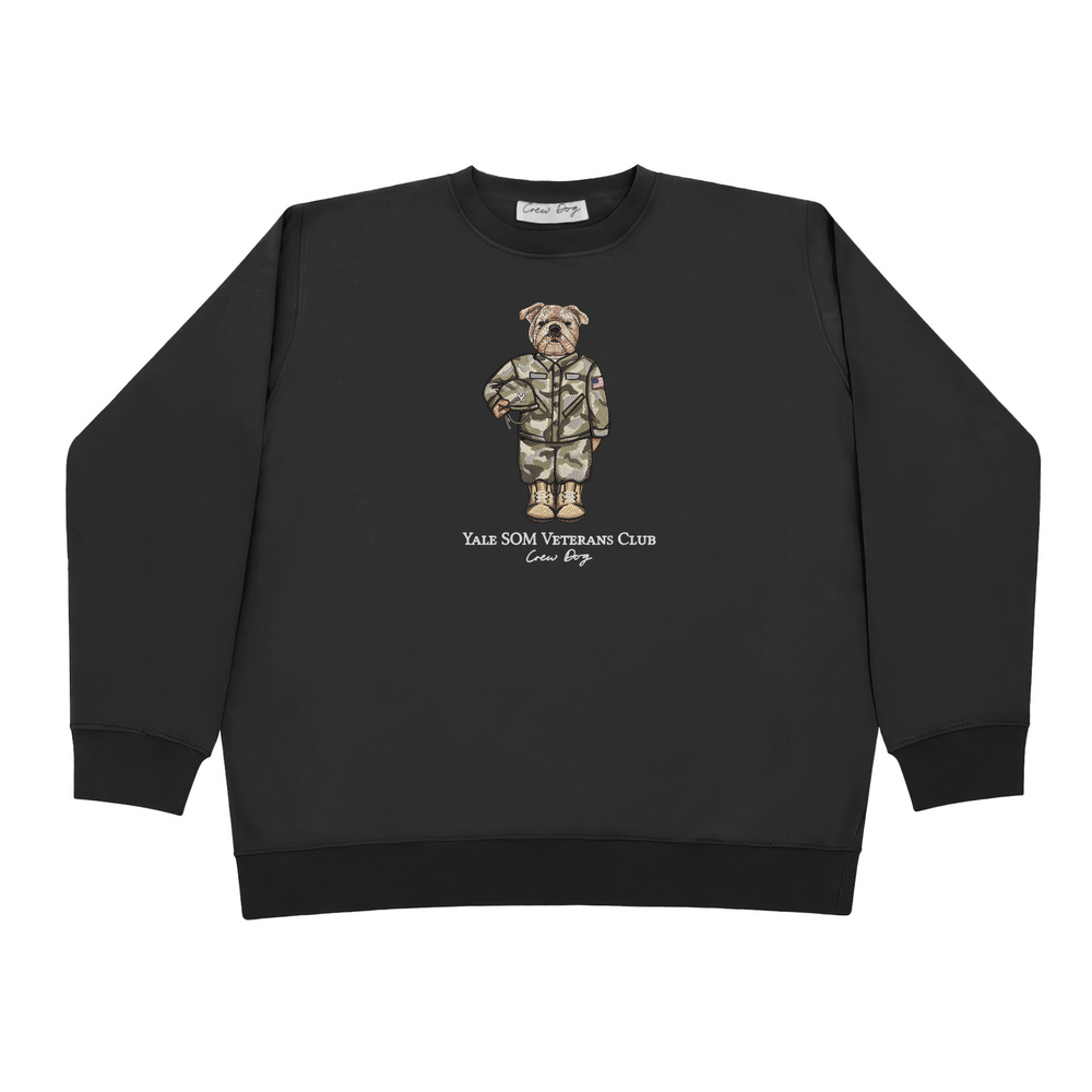 Yale SOM Veterans Embroidered Crewneck