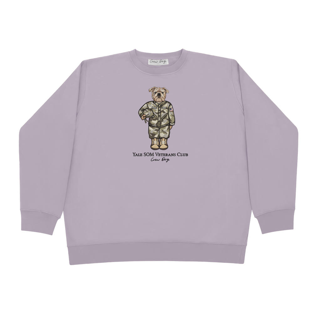 Yale SOM Veterans Embroidered Crewneck