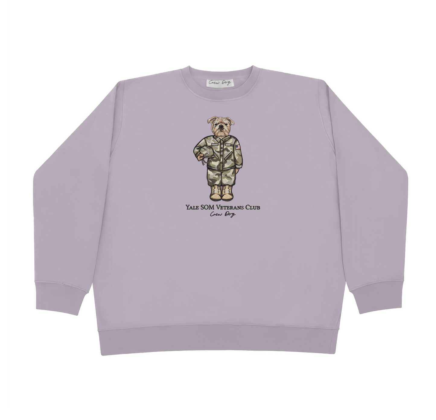 Yale SOM Veterans Embroidered Crewneck