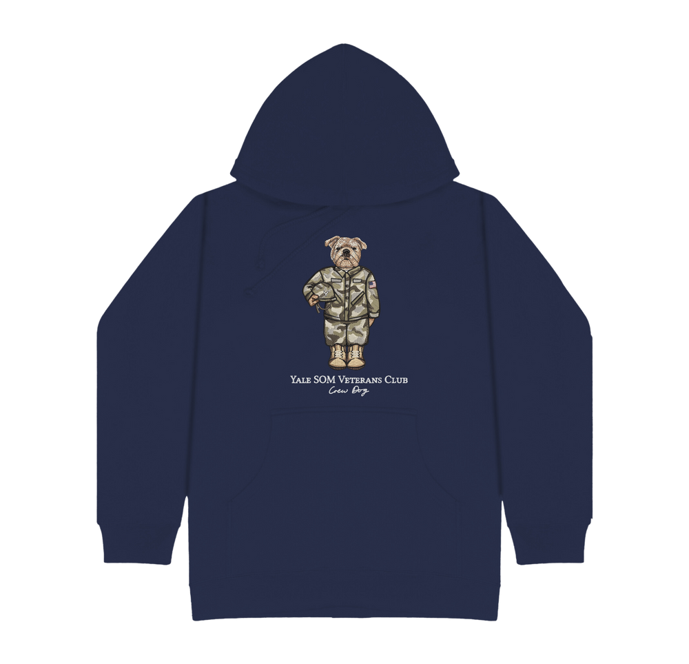 Yale SOM Veterans Embroidered Hoodie