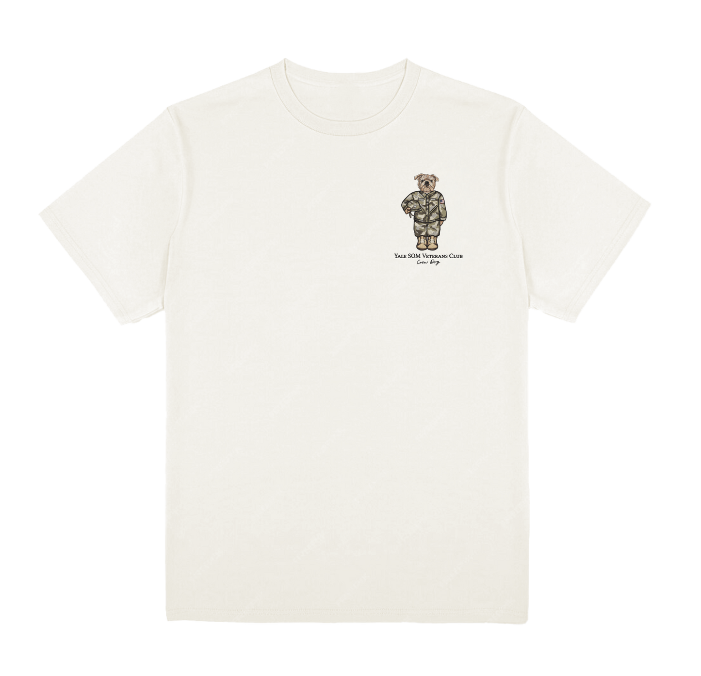 Yale SOM Veterans Embroidered Tee