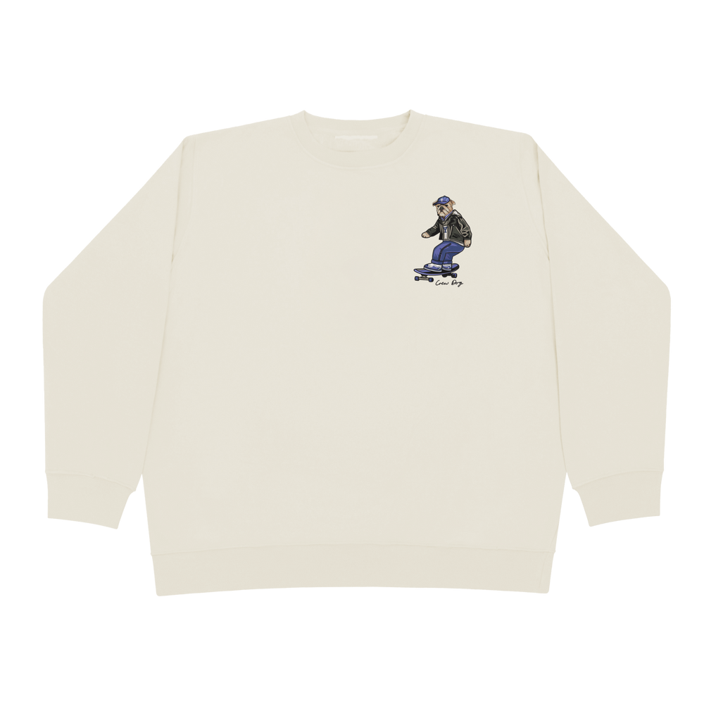 
                      
                        Embroidered Yale Skateboarding Crewneck
                      
                    