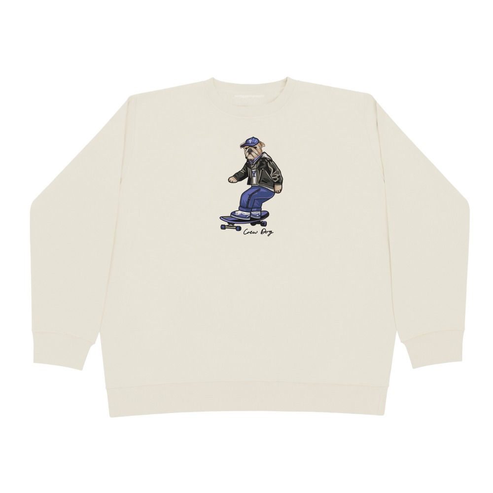 
                      
                        Embroidered Yale Skateboarding Crewneck
                      
                    