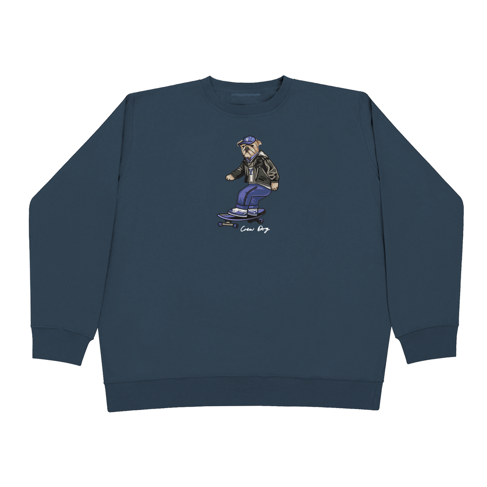 
                      
                        Embroidered Yale Skateboarding Crewneck
                      
                    