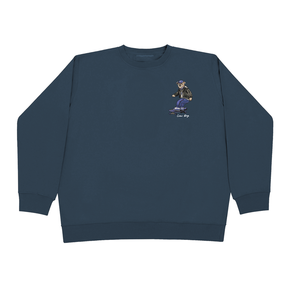 
                      
                        Embroidered Yale Skateboarding Crewneck
                      
                    