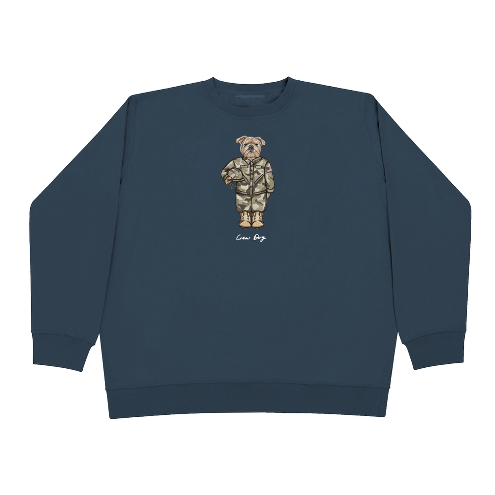 Yale Veterans Embroidered Crewneck