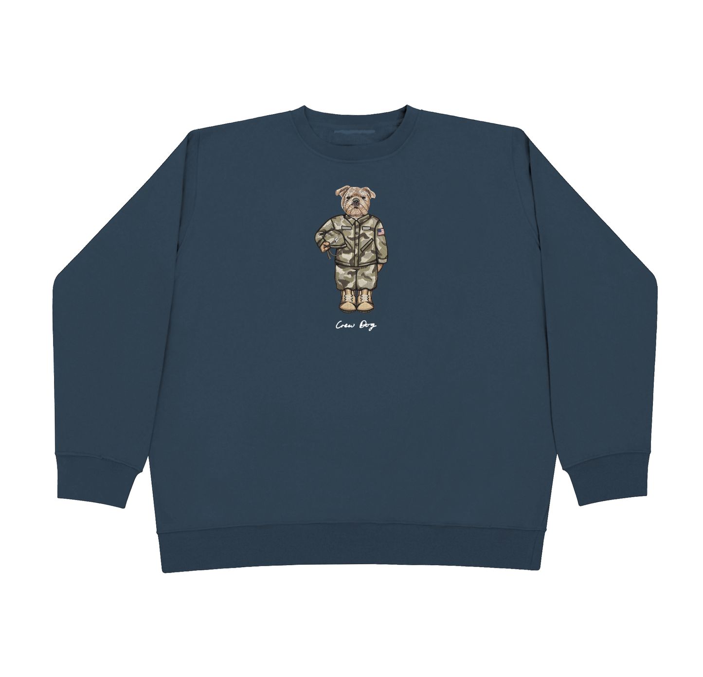 Yale Veterans Embroidered Crewneck