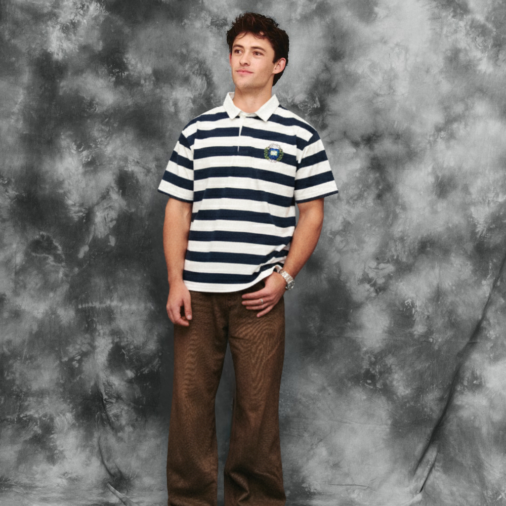 Yale Ivy Stripe Rugby Polo