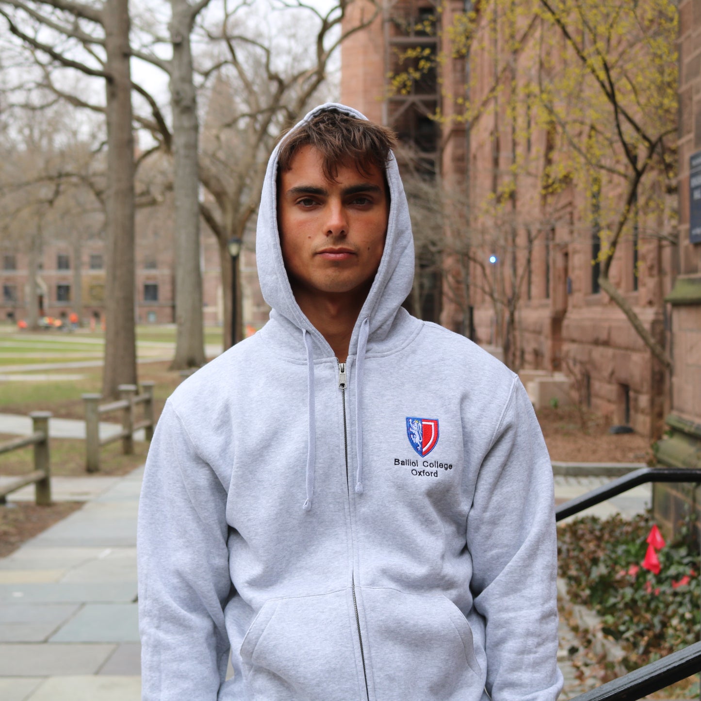 Balliol Stash Zip Hooded Sweatshirt