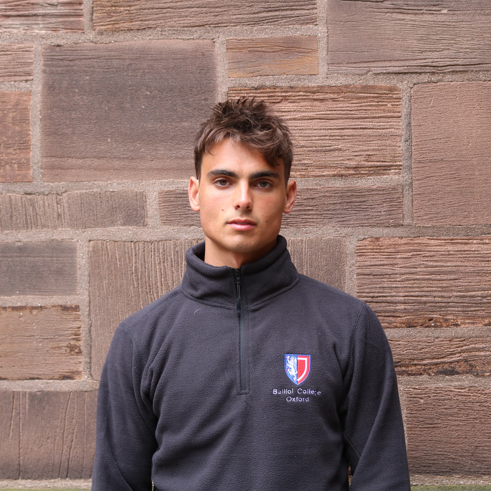 Balliol Stash Zip Neck Fleece