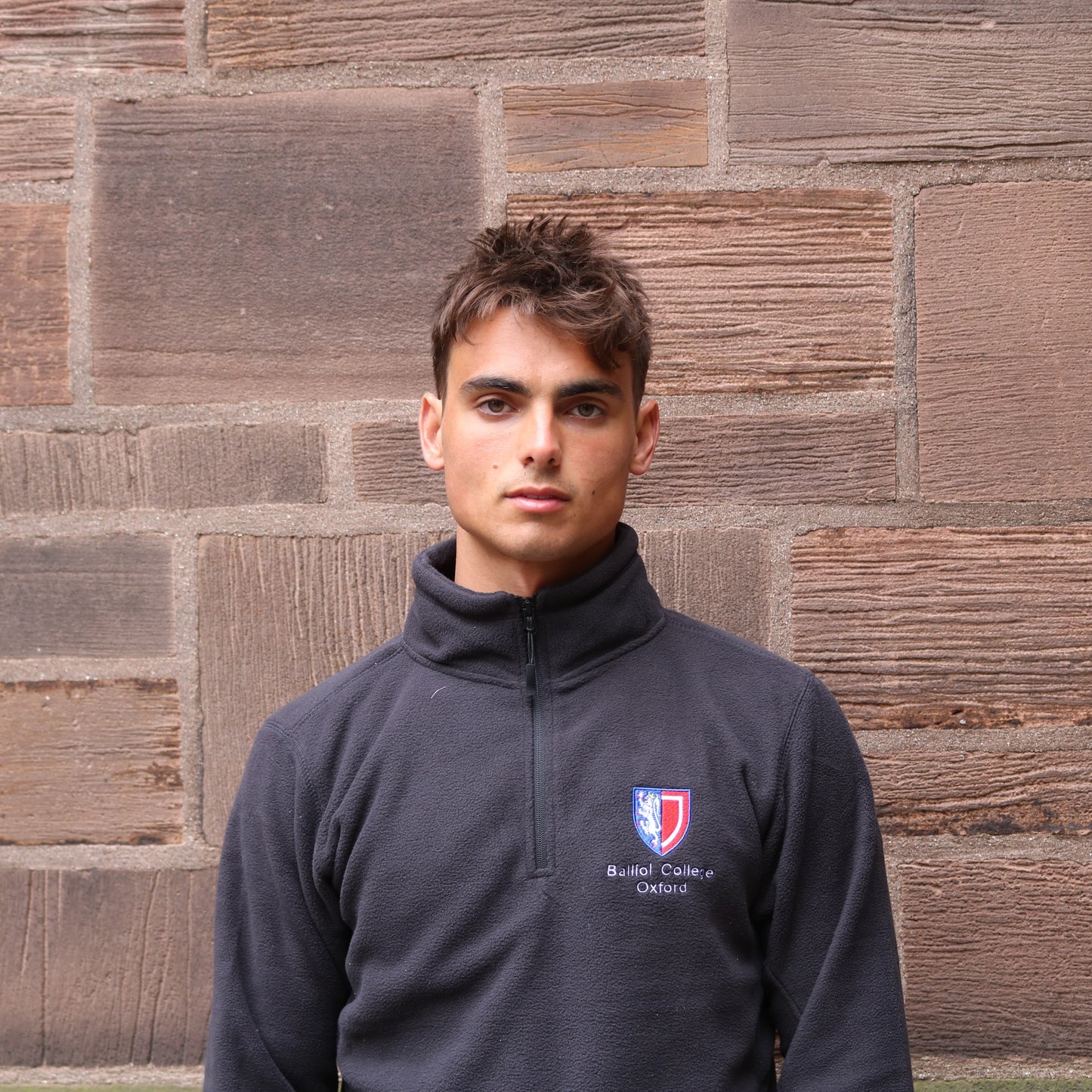 Balliol Stash Zip Neck Fleece