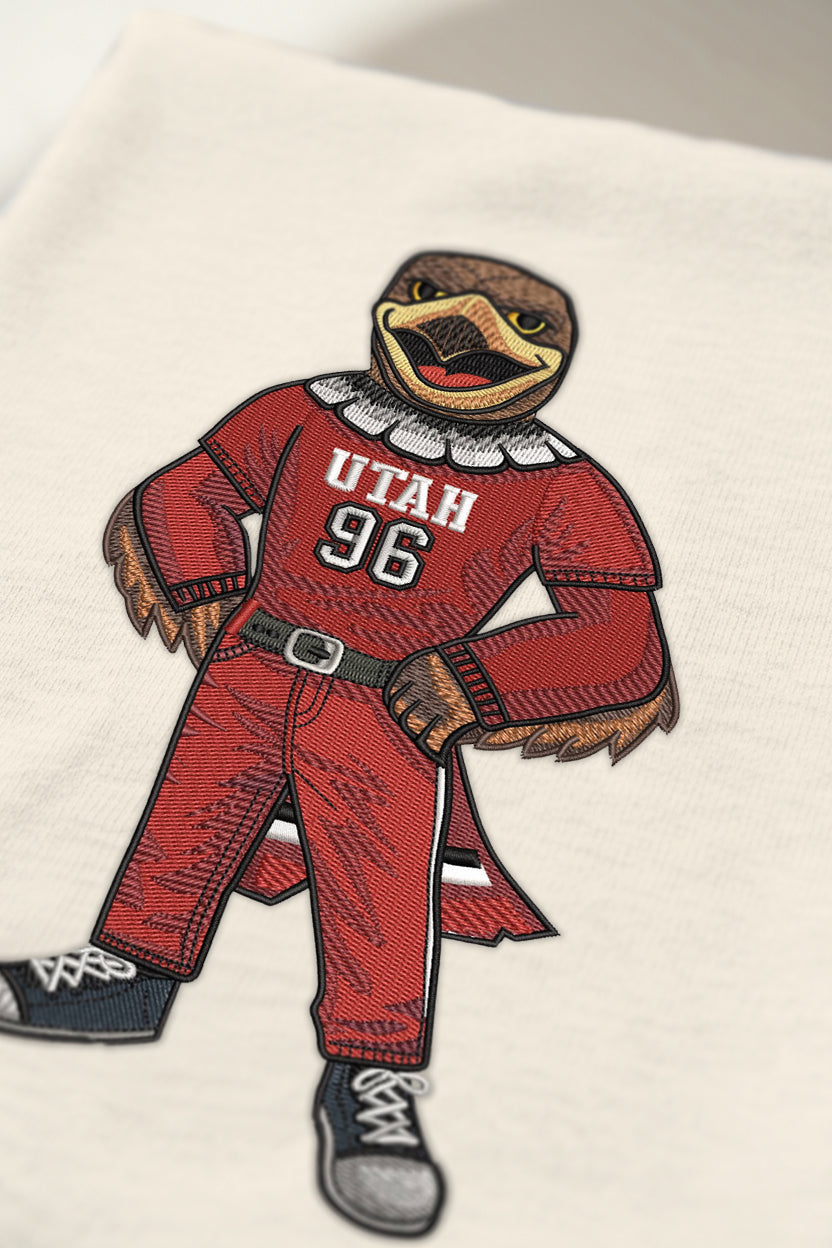 University of Utah Original Embroidered Tee
